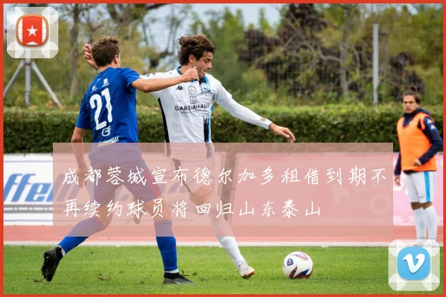 成都蓉城宣布德尔加多租借到期不再续约球员将回归山东泰山
